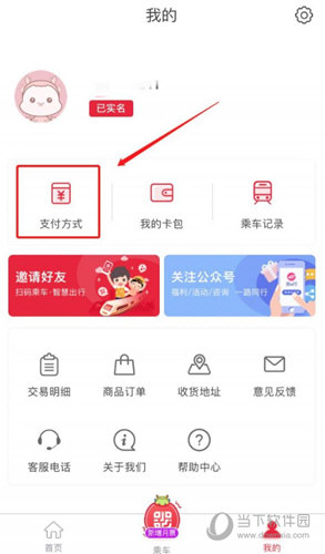 点击“支付方式”