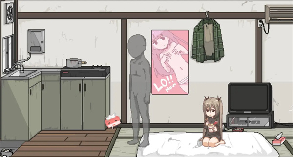 每天和家里蹲妹妹一起生活